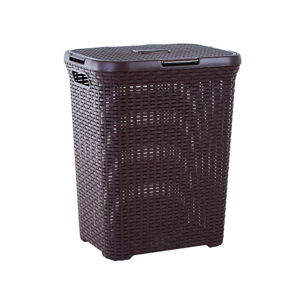 Кошик для білизни Алеана Ротанг Коричневий 50 л (алн 1122098/коричневий) - picture 1