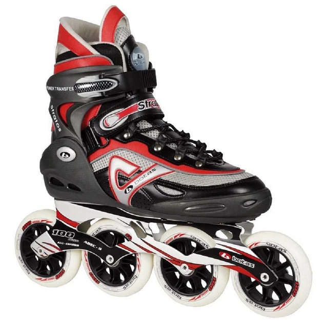 Роликові ковзани Botas Stratos Чорний/Червоний 100/42 (HI50021-7-935/42) - зображення 1