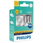 Автолампа Philips PY21W Yellow + SmartCanbus Ultinon 12V, 2шт/бл. (11498ULAX2) - зменшене зображення 1