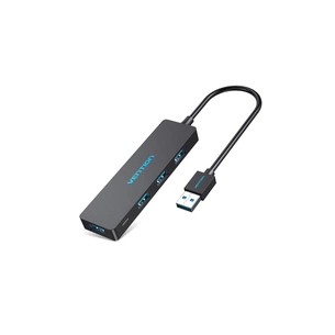 Концентратор Vention USB 3.0 to 4xUSB 3.0 0,15m black (CHKBB) зображення 1