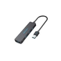 Концентратор Vention USB 3.0 to 4xUSB 3.0 0,15m black (CHKBB) - зменшене зображення 1