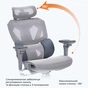 Крісло ігрове GamePro EDGE GC820MG Grey (GC820MG) - зменшене зображення 10