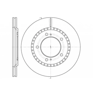 Гальмівний диск REMSA 6699.10 зображення 1