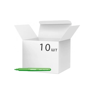 Маркер Stanger текстовий, 1-3 мм зелений 10 шт (MARKER-TXT-ST-PENG10) зображення 1