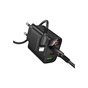 Зарядний пристрій BOROFONE BA98A Ilustre 2xUSB-C + 1xUSB-A PD30W digital display + cable USB-C to Lightning Black (6941991120527) - уменьшенное изображение 3