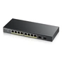 Коммутатор ZYXEL GS1900-10HP (GS1900-10HP-EU0102F) (8xGE PoE, 2хSFP, POE 77W, WebSmart) - уменьшенное изображение 1