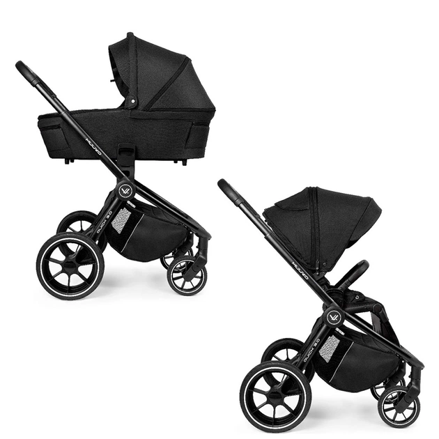 Коляска Muuvo 2 в 1 Quick 3.0 Jet Black (KM2V1Q3.0JB) - изображение 1