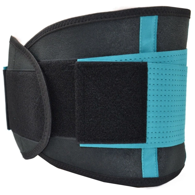 Пояс компресійний MadMax MFA-277 Slimming belt Black/turquoise L (MFA-277-TRQ_L) - picture 7