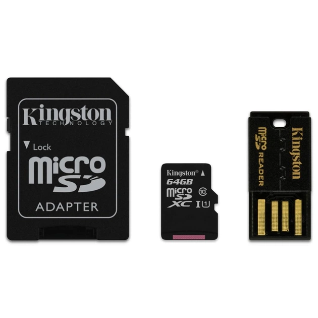 Карта пам'яті Kingston 64Gb microSDXC class 10 (MBLY10G2/64GB) - зображення 1