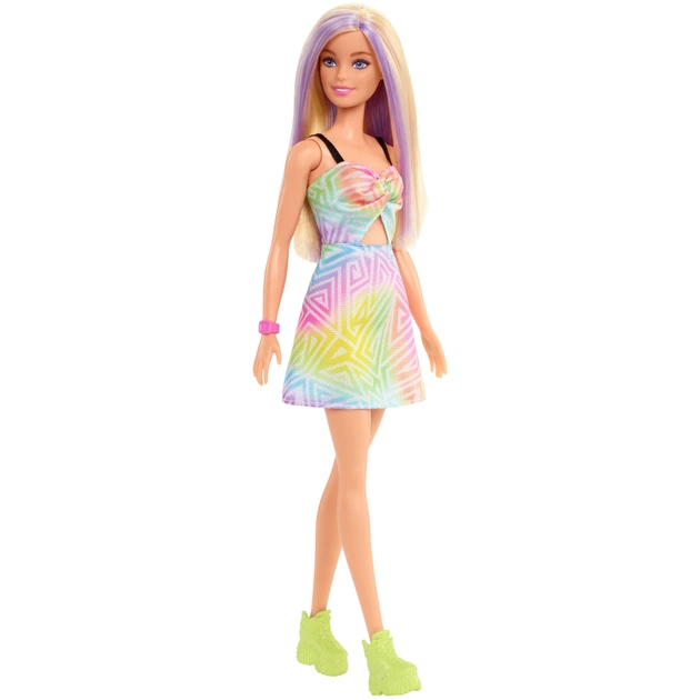 Лялька Barbie Модниця у літній райдужній сукні (HBV22) - изображение 1