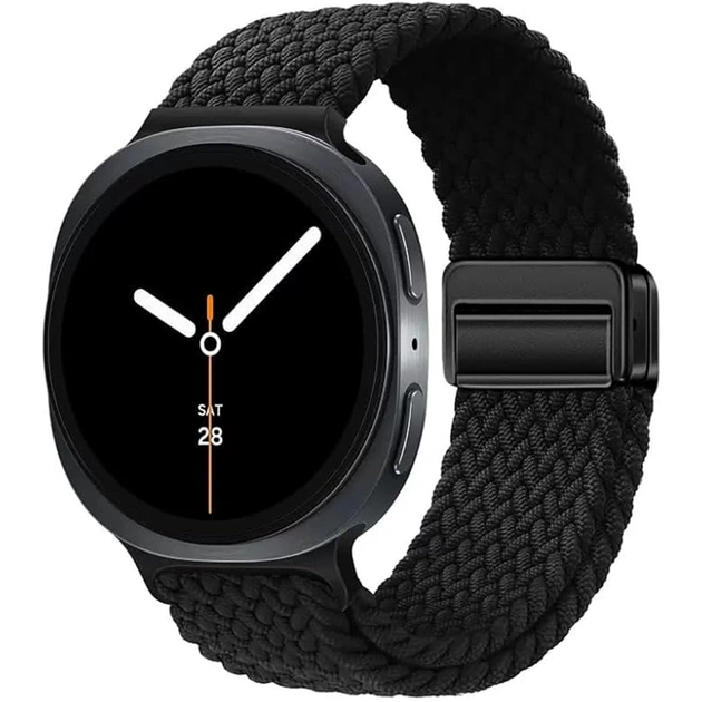 Ремінець до смарт-годинника Armorstandart Braided Solo Loop для Samsung Watch 8 / 8 Classic (20x113 mm) Black (ARM87352) - зображення 1