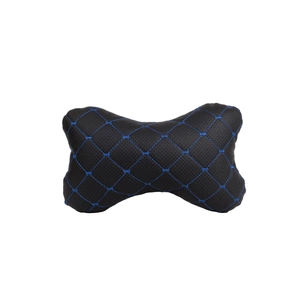 Подушка EVAtech ECO 27х16 см чорна з синьою ниткою (SPCRBL) зображення 1