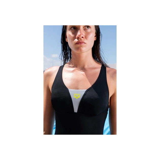 Купальник Arena Swimsuit Control Pro Solid 009073-555 чорний 38 (3468337536574) - зображення 9