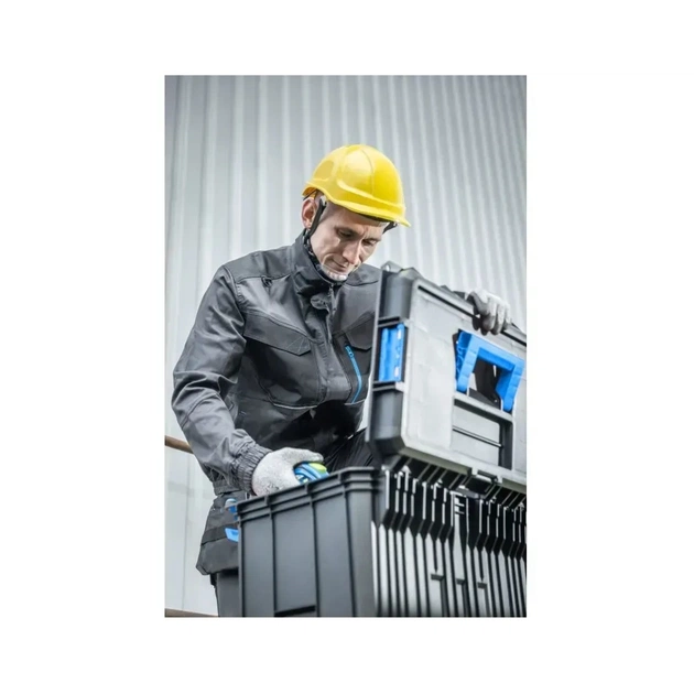 Каска захисна Hoegert PLONER HT5K194 пластик жовта, універсальний розмір (HT5K194) - picture 7