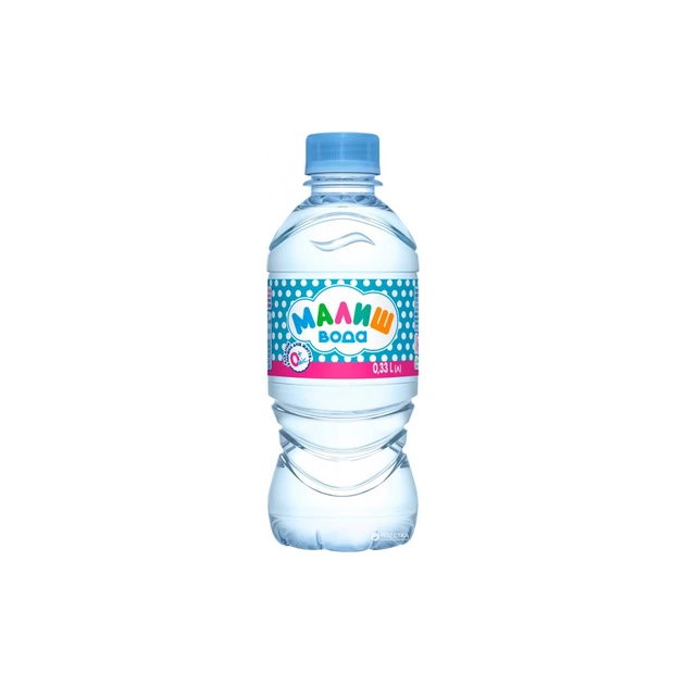 Вода дитяча Малиш з народження 0.33 л (4820199500237) - зображення 1