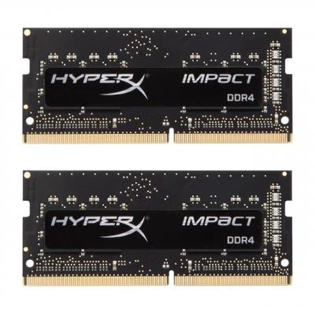 Модуль пам'яті для ноутбука SoDIMM DDR4 16GB (2x8GB) 2400 MHz HyperX Impact Kingston Fury (ex.HyperX) (HX424S14IB2K2/16) - зображення 1