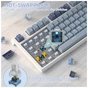 Клавиатура Attack Shark K86 RGB Wireless/Bluetooth/USB UA Retro Grey (K86MN_AS) - уменьшенное изображение 6