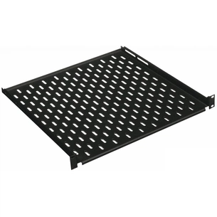 Полка Conteg 19" 1U глиб. 350 мм. RAL9005 (DP-PT-350-H) зображення 1