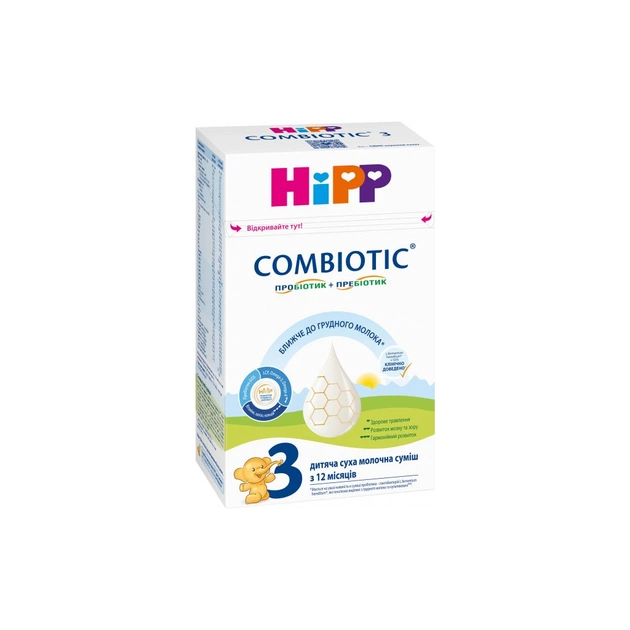 Дитяча суміш HiPP молочна Combiotic 3 +12 міс. 500 г (9062300138785) - picture 3