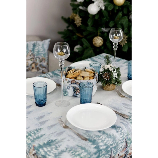 Скатертина Прованс гобеленова Казкові гноми 135х260 см (038451) - picture 5