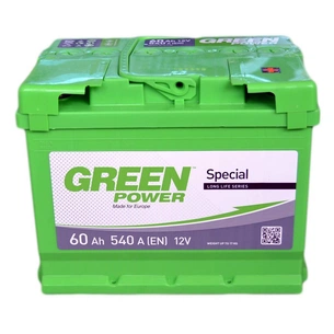 Акумулятор автомобільний GREEN POWER 60Аh (000022358) зображення 1