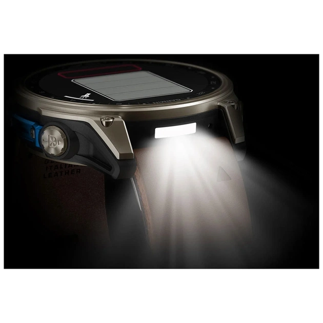 Смарт-годинник Garmin D2 Mach 2, 47mm, Saph, Bare Ti/Blk w/LthrBd, GPS (010-02904-31) - picture 7