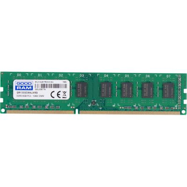 Модуль пам'яті для комп'ютера DDR3 8GB 1333 MHz Goodram (GR1333D364L9/8G) - зображення 1