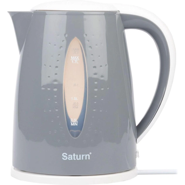 Електрочайник Saturn ST-EK8438 Lt.Grey/White - зображення 1