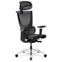 Офісне крісло Mealux S8 Air Black (HF-S8P M/B) - зменшене зображення 5