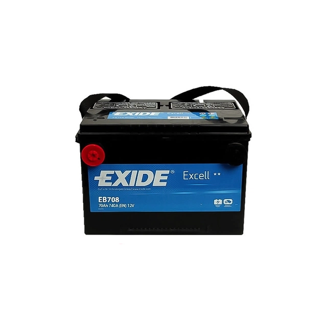 Акумулятор автомобільний EXIDE EXCELL 70A (EB708) - зображення 1