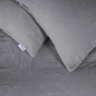 Постільна білизна MirSon №20-02 Waffle Gray 2 x 160x220 сімейний Євро (2200011032894) - зменшене зображення 7