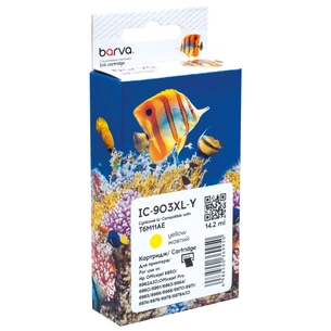 Картридж Barva HP 903XL (T6L95AE/T6M11AE) 825c yellow (IC-903XL-Y) зображення 1