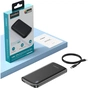 Батарея універсальна Choetech 10000mAh, 12W, USB-A, USB-C, Black (B850-ACBK) - зменшене зображення 4