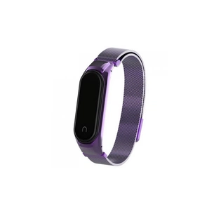 Ремінець до фітнес браслета Armorstandart Milanese Magnetic Band 4303 для Xiaomi Mi Band 4/3 Purple (ARM55922) зображення 1