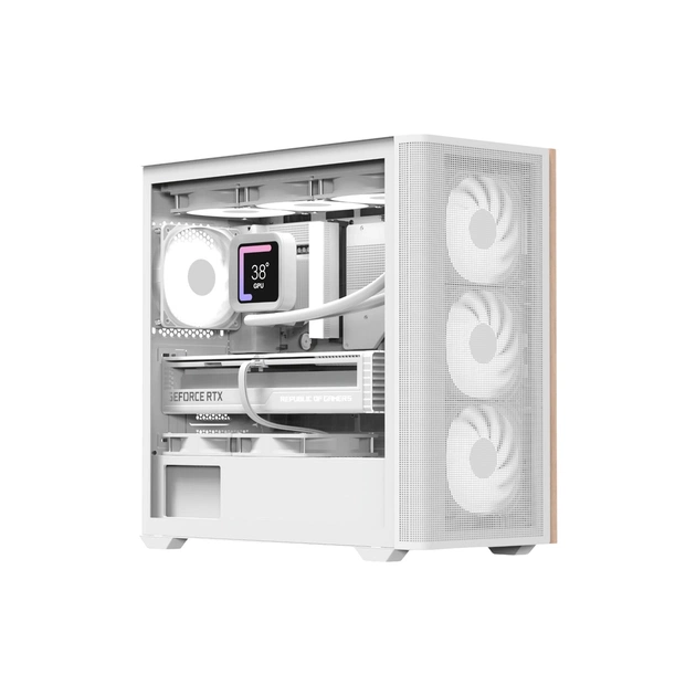 Корпус для ПК AeroCool D301A-G-WT-v2 White (ACCS-DS03043.21) - зображення 1