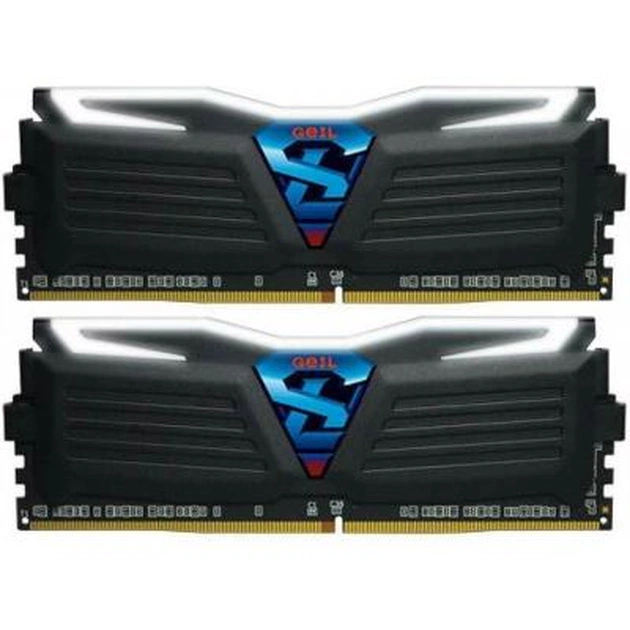 Модуль пам'яті для комп'ютера DDR4 8GB (2x4GB) 2400 MHz Super Luce Geil (GLW48GB2400C16DC) - изображение 1
