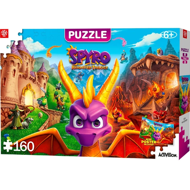 Пазл GoodLoot Spyro Reignited Trilogy 160 елементів (5908305240389) - зображення 1