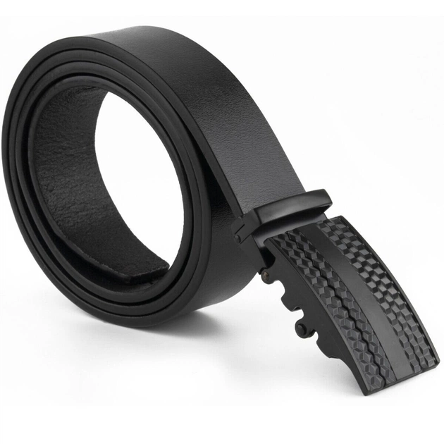 Ремень Vintage Мужской с автоматической пряжкой мозаика Черный (20299) - изображение 6