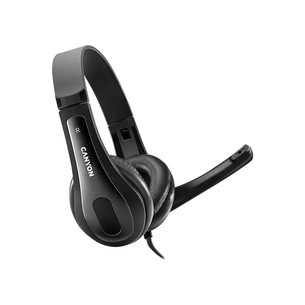 Навушники Canyon CHSU-1 USB Black (CNS-CHSU1B) зображення 1