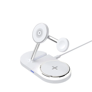 Зарядний пристрій Armorstandart Wireless Charging H101 3 in 1 Magnetic White (ARM78102) зображення 1