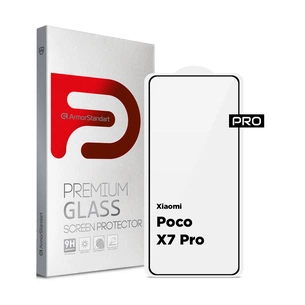 Скло захисне Armorstandart Pro Xiaomi Poco X7 Pro Black (ARM82715) зображення 1