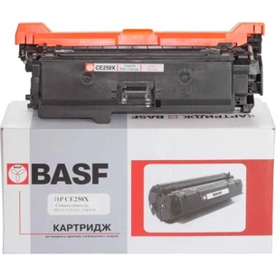 Картридж BASF для HP CLJ CM3530/CP3525 аналог CE250X Black (KT-CE250X) зображення 1