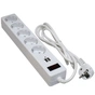 Мережевий фільтр живлення Patron 1.8m + 2 USB 2.0, 2.1A, 5 роз. White (EXT-PN-SP-52-USB-W) - зменшене зображення 1