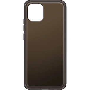 Чохол до мобільного телефона Samsung A03 Soft Clear Cover Black (EF-QA035TBEGRU) зображення 1