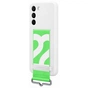 Чохол до мобільного телефона Samsung Silicone with Strap Cover Galaxy S22 Plus White (EF-GS906TWEGRU) - зменшене зображення 3
