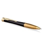 Ручка кулькова Parker URBAN 17 Muted Black GT BP + блокнот Parker + подар.упаковка GIFT24 (30 035b24) - зменшене зображення 2