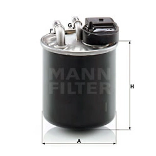 Фільтр паливний Mann WK820/20 зображення 1