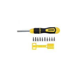 Викрутка Stanley Multibit реверсивна з 10-ма змінними бітами (0-68-010) зображення 1