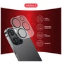 Скло захисне Intaleo Camera Lens Apple Iphone 15 Pro/15 Pro Max Black (1283126576867) - зменшене зображення 3