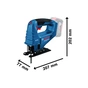 Електролобзик Bosch GST 183-LI безщітковий, 18V, 0-3300об/хв, хід 20мм (без АКБ та ЗП) (0.601.5B7.020) - уменьшенное изображение 6